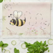 Niedliche Landbienen zur Personalisierung Geschirrtuch (Gefaltet)
