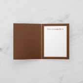 Niedliche Landhühner tragen den Namen Karte (Innenseite)