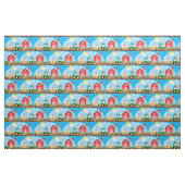 Niedliche Landkids-Traktortiere Stoff (Fat Quarter (45,7 x 55,9 cm))