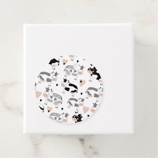 Niedliche Landkühe Geschenkanhänger (Beispiel)