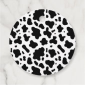 Niedliche Landkühe Geschenkanhänger (Rückseite)