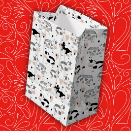 Niedliche Landkühe Mittlere Geschenktüte