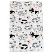 Niedliche Landkühe Mittlere Geschenktüte (Vorderseite)