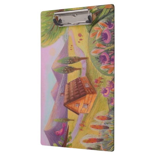 niedliche Landschaft Klemmbrett (Links)