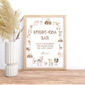 Niedliche Landtiere Barnyard Baby Shower Mama-osa Poster