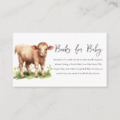 Niedliche Landtiere Buchungsanfrage Kinderdusche Begleitkarte (Vorderseite)