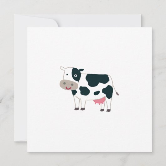 Niedliche Landtiere Moderne Wasserfarbenbabydusche Einladung (Rückseite)