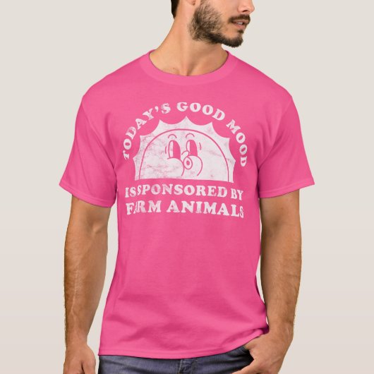 Niedliche Landtiere oder Schweinepferde T-Shirt (Vorderseite)