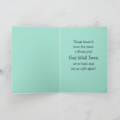 Niedliche Landtiere Stack Vermisst Sie werden gut Karte (Innenseite)