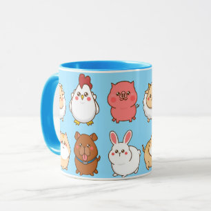 Niedliche Landtiere Tasse