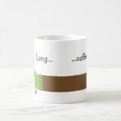 Niedliche lange Dackel-Illustration Kaffeetasse (Mittel)