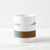 Niedliche lange Dackel-Illustration Kaffeetasse (Mittel)