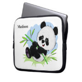 Niedliche Laptop-Ärmel des Panda individuellen Nam Laptopschutzhülle (Vorderseite Links)
