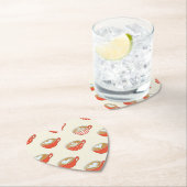 Niedliche Latte Art in Red Coffee Mugs Muster Untersetzer (Vor Ort)