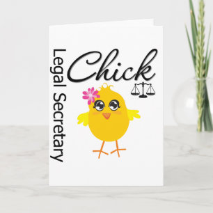 Niedliche Laufbahn Chick - Juristischer Sekretär Karte