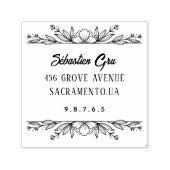 Niedliche Laurel-Foliage Permastempel (Design)