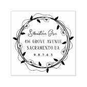 Niedliche Laurel-Foliage Permastempel (Design)