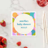 Niedliche Lavendel Blue Baby Dusche nach Maß Serviette (Beispiel)