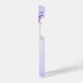 Niedliche Lavendel Garden Blume iPhone Hülle (Linke Seite)