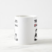 Niedliche Lazy Panda - zu erledigen - NICHTS - Fun Kaffeetasse (Mittel)