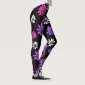 Niedliche, lebendige Rosa- und Lilatönen Leggings (Rechts)
