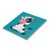 Niedliche lebhafte Kuh Fliese (Seite)