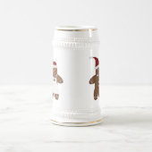 Niedliche Lebkuchen-Paare Stein Bierglas (Mittel)