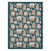 Niedliche Lebkuchenhäuser & Kekse Weihnachten Tischdecke (Vorderseite)