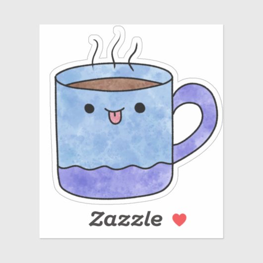 Niedliche leckere Schokolade Aufkleber (Blatt)