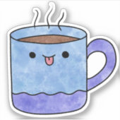 Niedliche leckere Schokolade Aufkleber (Vorderseite)