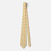 Niedliche Leckereien und Spielzeugmuster Krawatte (Vorderseite)