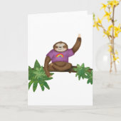 Niedliche leere Yoga-Slotkarte Karte (Gelbe Blume)