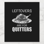 Niedliche Leftores sind für Quito Funny Erntedank Weinetikett (Einzelnes Label)