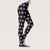 Niedliche Leggings in Schwarz und Rosa. (Rechts)