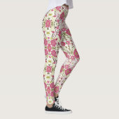Niedliche Leggings mit klassischem Blumenmuster (Rechts)