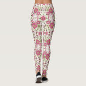 Niedliche Leggings mit klassischem Blumenmuster (Rückseite)