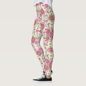 Niedliche Leggings mit klassischem Blumenmuster (Links)
