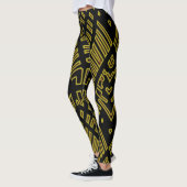Niedliche Leggings "Ratti_Creative_Arts", schwarz  (Links)