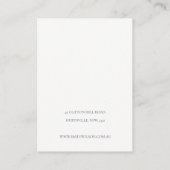 Niedliche Lemon Abstrakt Fruchtstuhlvorführung Visitenkarte (Rückseite)