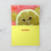 Niedliche Lemon Grußkarte Karte (Innenseite)