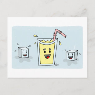 Niedliche Lemonade - Postkarte