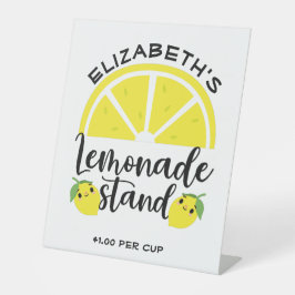Niedliche Lemonade Stand Garden Flag Sockelschild