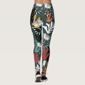 Niedliche Lemur-Leggings Leggings (Rückseite)