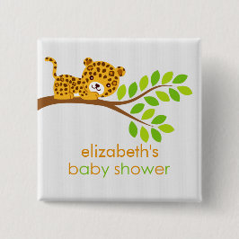 Niedliche Leopard Baby Duschtaste Button