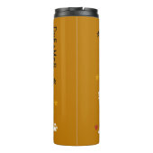 Niedliche Leopard Katze Gesicht Zeichnend. Little  Thermosbecher (Rückseite)