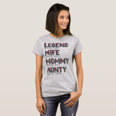 Niedliche Leopard Muster Geschenk Mutter Mama Lege T-Shirt (Vorne ganz)