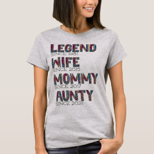 Niedliche Leopard Muster Geschenk Mutter Mama Lege T-Shirt
