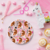 Niedliche Leopard-Papier-Teller Pappteller (Party)