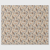 Niedliche Leoparden Geschenkpapier (Flach)
