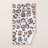 Niedliche Leopardrucke Badhandtuch Set (Handtuch)